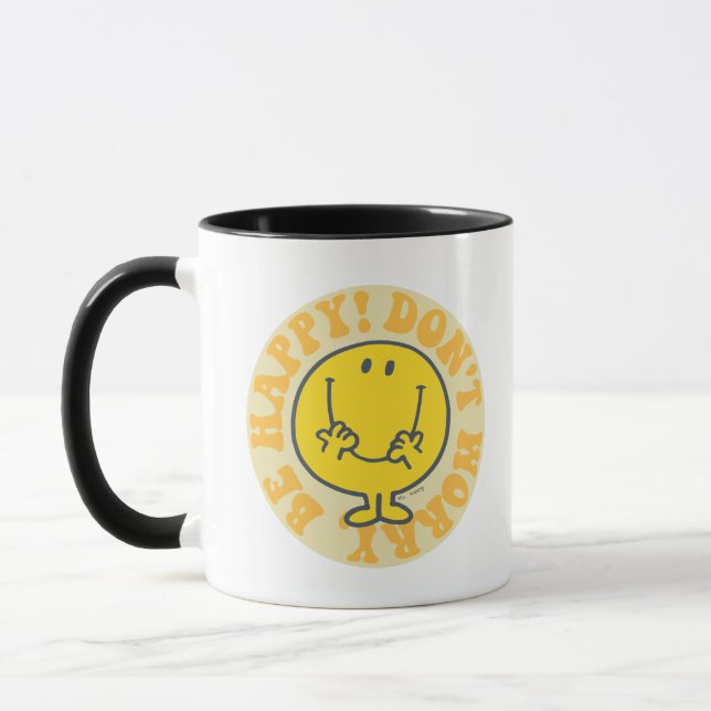 Tasse La joyeuse devise de M. Happy (Gauche)
