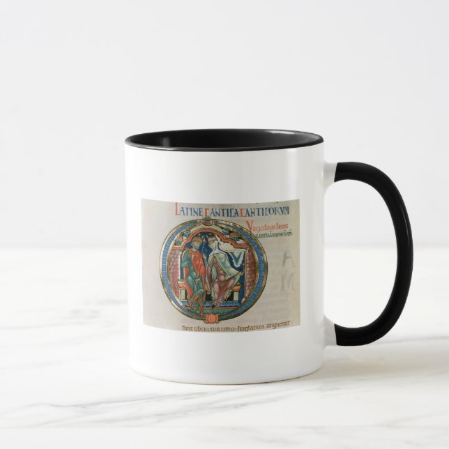 Tasse La lettre initiale "O" Osculatur je - laissez-moi (Droite)