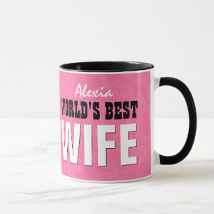 Tasse La meilleure grunge V29 de rose de l'ÉPOUSE du