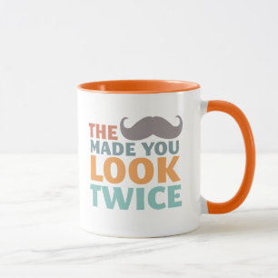 Tasse La Moustache t'a fait paraître drôle Mustache Mu