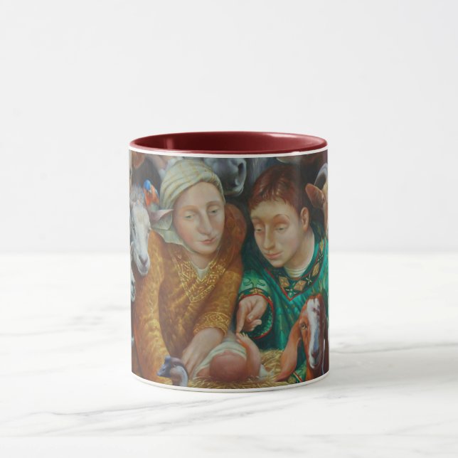 Tasse La nativité par Rosemarie Adcock (Centre)