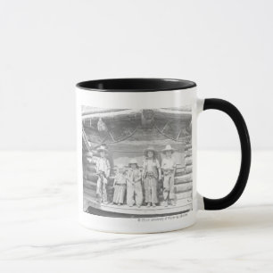 Tasse La photo de ranch de type des enfants dans le
