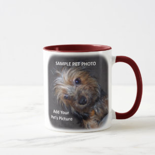 Tasse La photo FAITE SUR COMMANDE d'animal familier