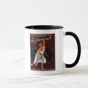 Tasse "La plume rouge d'Indien" -, chef de
