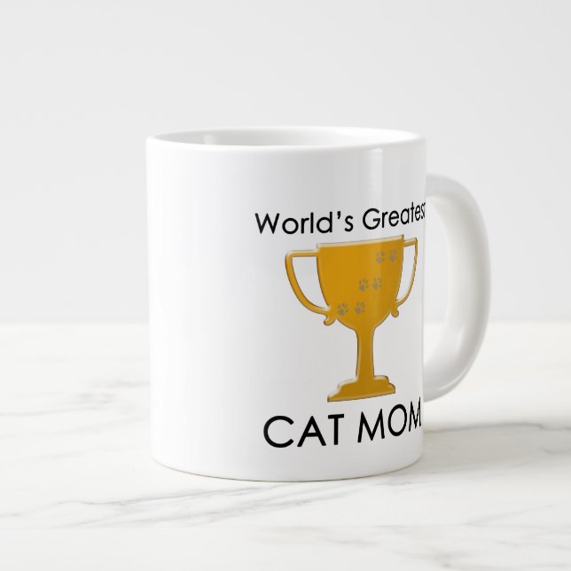 Tasse La plus grande maman du chat du monde (Devant droit)