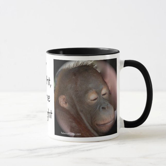 Tasse La prière des enfants d'orang-outan (Droite)