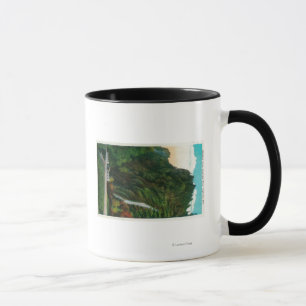 Tasse La queue de cheval tombe en gorge du fleuve