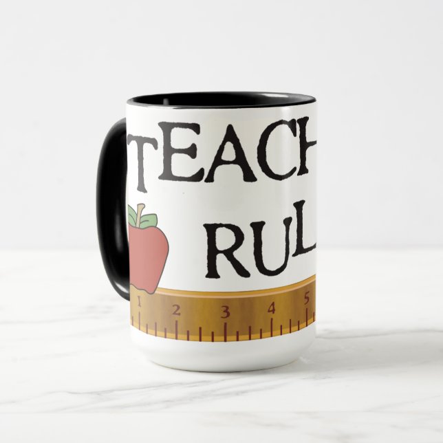 Tasse La règle des enseignants (Devant gauche)