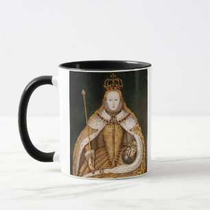 Tasse La Reine Elizabeth I dans des robes longues de