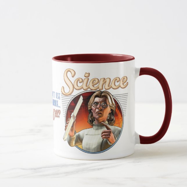 Tasse La Science : Si vous n'employez pas votre cerveau, (Droite)