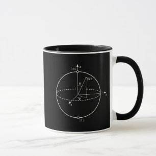 Tasse La sphère Quantum de Bloch a mordu la