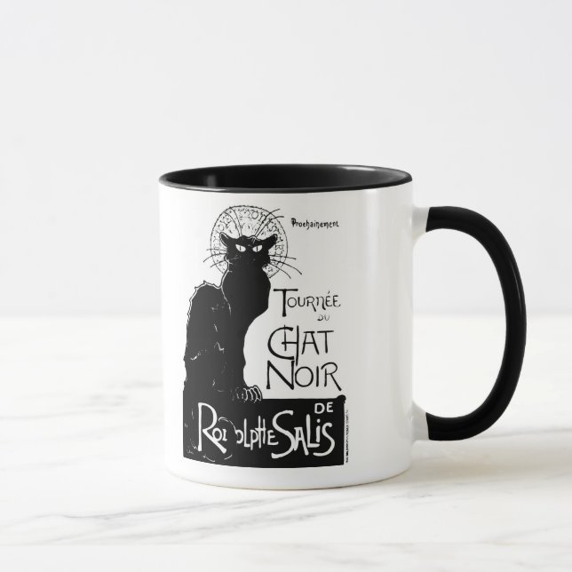 Tasse La tournée du Conversation Noir (Droite)