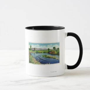 Tasse La vue de la rivière de l'Israël et du