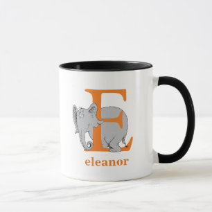 Tasse L'ABC de Dr Seuss : Lettre E - Orange   Ajoutez vo