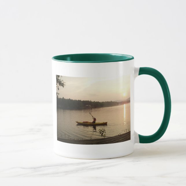 Tasse LAC indien, COUCHER DU SOLEIL de NY (Droite)