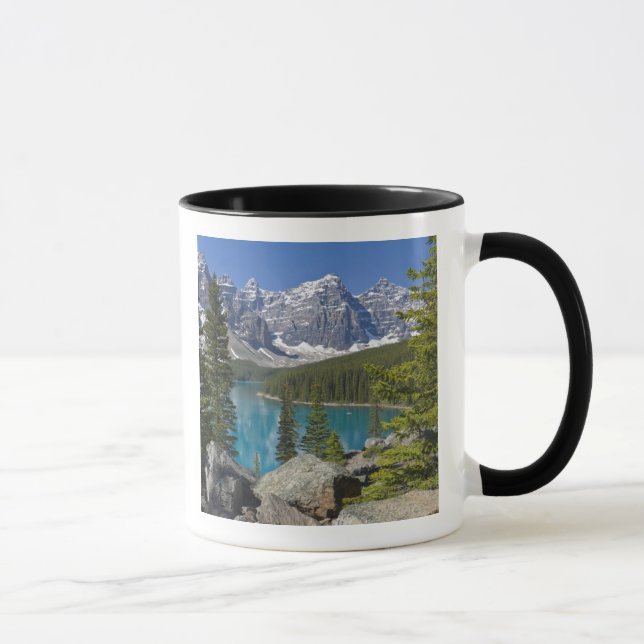 Tasse Lac Moraine, Rocheuses canadiennes, Alberta, Canad (Droite)