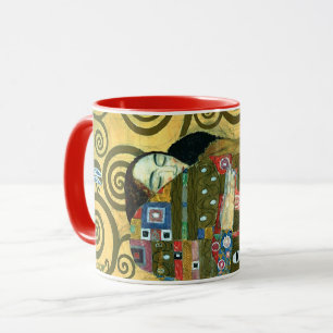 Tasse L'accomplissement ou L'étreinte par Gustav Klimt