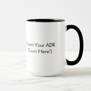 Tasse L'Adirondacks appellent - insérez votre ville