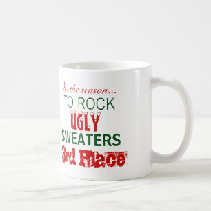 Tasse laide de prix de gagnant de chandail