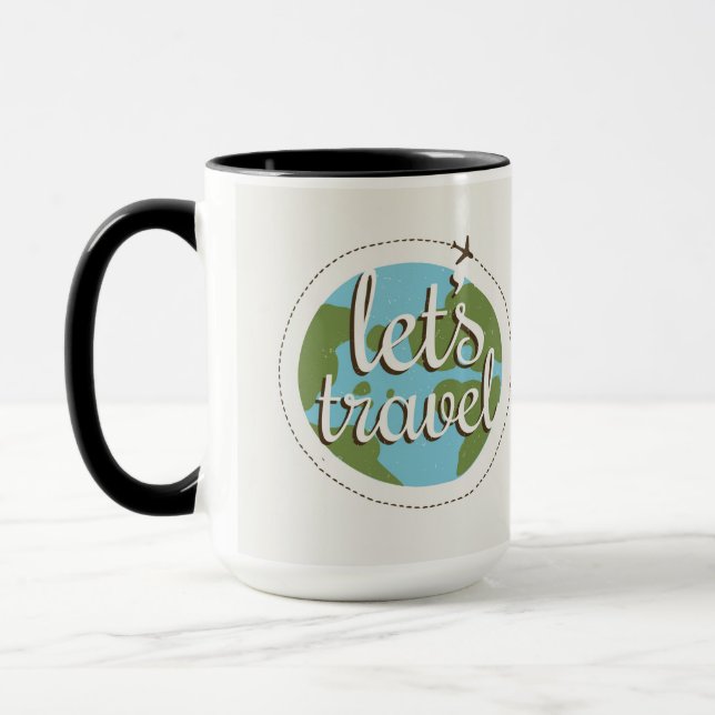 Tasse Laisse aller voyage (Gauche)