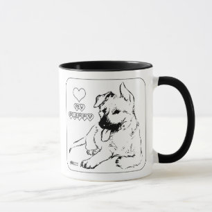 Tasse L'amour des chiots