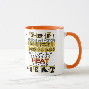 Tasse L'angle du son balancent le diagramme scientifique