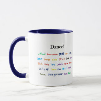 Tasse Langue de danse !