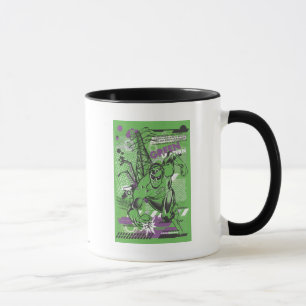 Tasse Lanterne verte - affiche absurde de collage