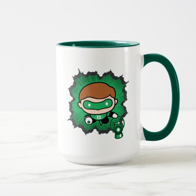 Tasse Lanterne verte de Chibi qui traverse l'espace (Droite)