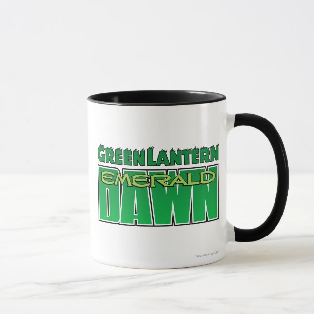 Tasse Lanterne verte - logo Emerald Dawn (Droite)