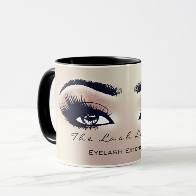 Tasse Lashes Extension Maquillage oculaire Studio Peach  (Devant gauche)