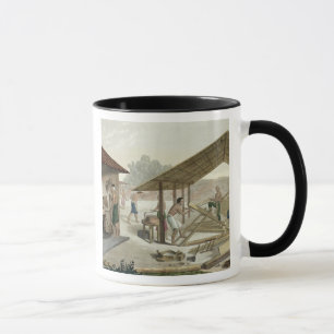 Tasse L'atelier de menuiserie dans Kupang, Timor,