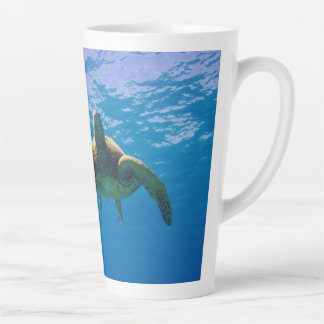 Tasse Latte  17 Oz. Tortue verte hawaïenne "Honu" XL Café