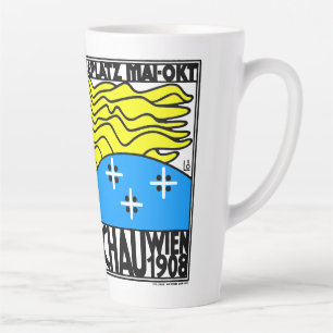 Tasse Latte 1908 Vienne Art Nouveau Salon Art Nouveau Maiden