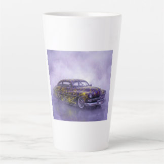 Tasse Latte 1950 Mercure Violet Avec Toile d'Araignée