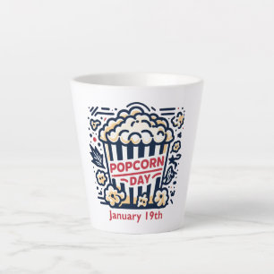 Tasse Latte 19 janvier - Fête du maïs soufflé