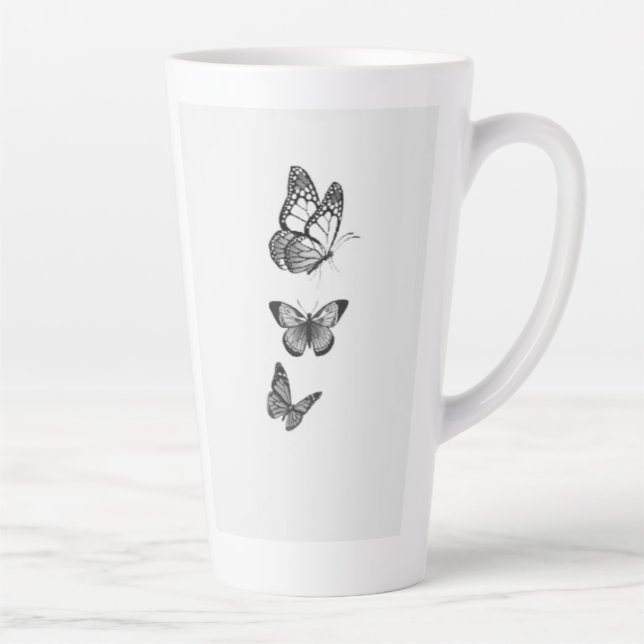 Tasse Latte 1. **Matériel : *** Réalisé à partir de céramique  (Droite)