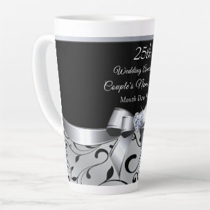 Tasse Latte 25e anniversaire Mariage - Idées cadeaux pour les 