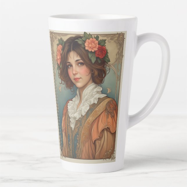 Tasse Latte 2 Muncha Style Art Même Femmes (Droite)