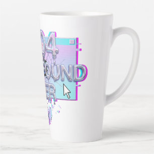 Tasse Latte 404 Introuvable Son Bug Y2K Drôle Séparation Célib