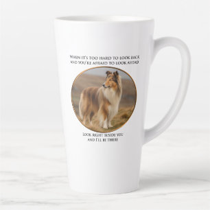 Tasse Latte À Côté De Vous Collie