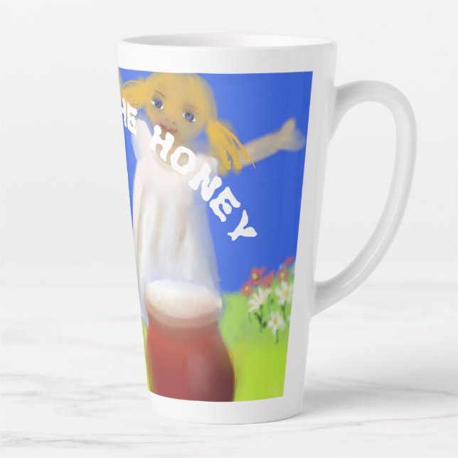 Tasse Latte Abeilles de miel (Droite)