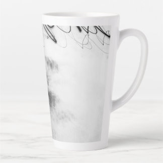 Tasse Latte Abstract Black and White Light Trails Long Exposur