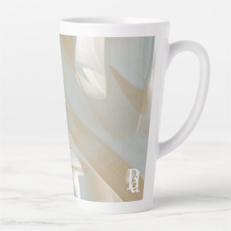 Tasse Latte Abstrait Tendance Maison Tornade Sable