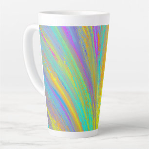 Tasse Latte Abstrait Tropical Summer Fun