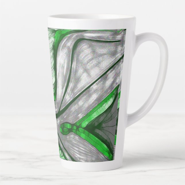 Tasse Latte Acier vert (Droite)
