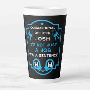 Tasse Latte Agent pénitentiaire
