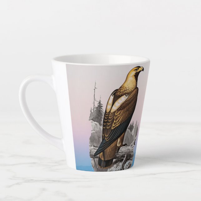 Tasse Latte Aigle (Gauche)