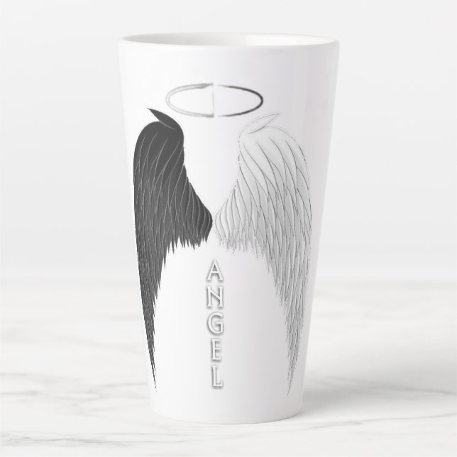 Tasse Latte Ailes anges (Devant)