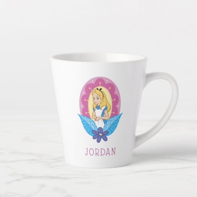 Tasse Latte Alice au pays des merveilles (Droite)